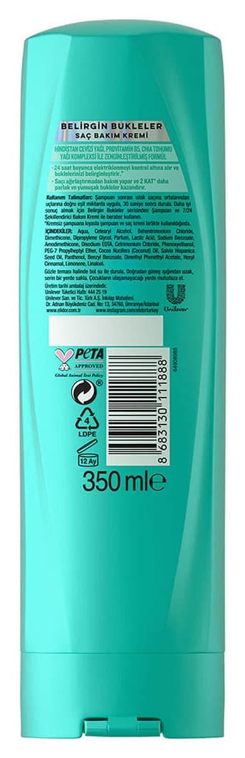 کرم مراقبت مو Elidor برای فرهای مشخص 350 ml x2 کرم مراقبت مو Elidor برای فرهای مشخص 350 ml x2