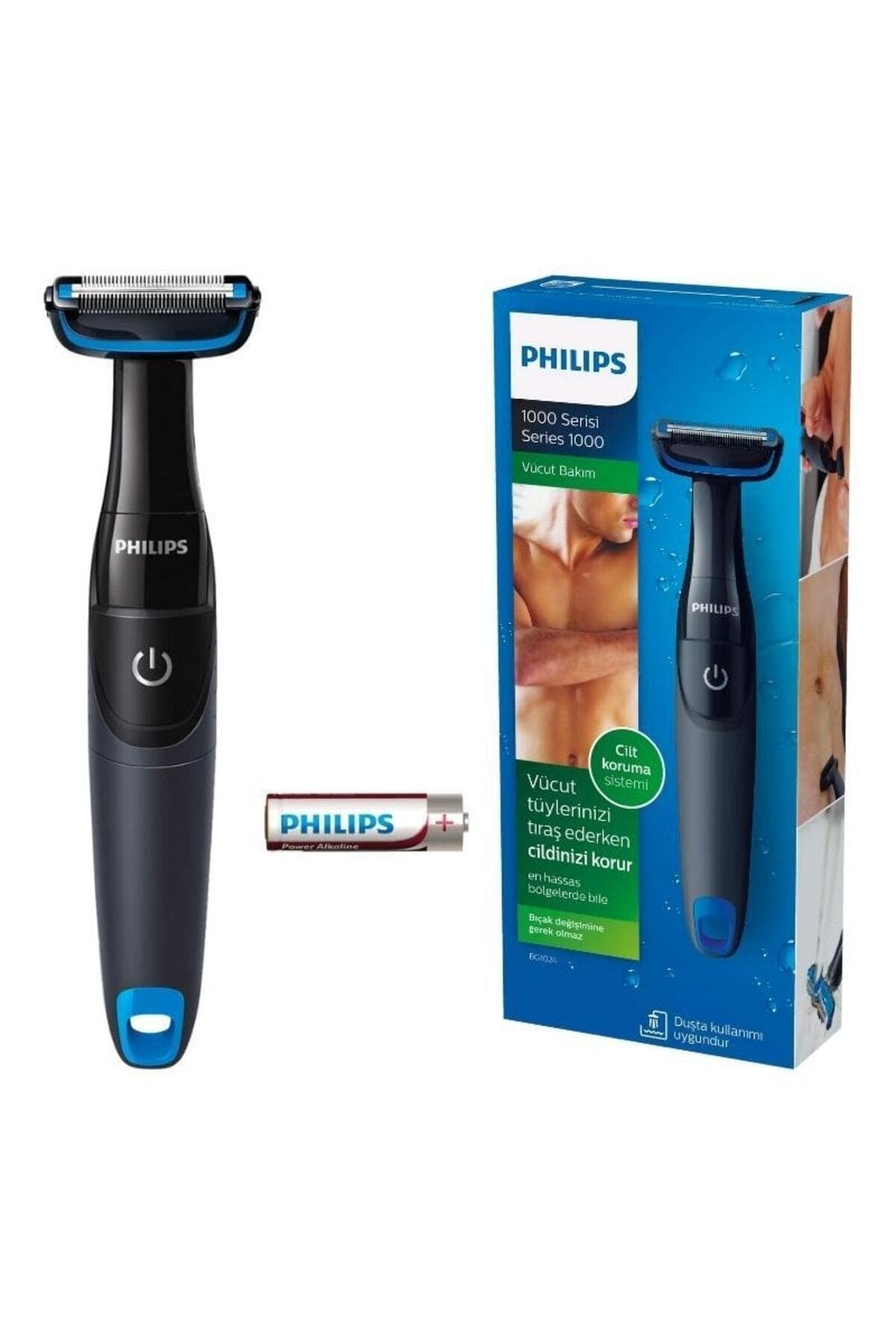ماشین اصلاح بدن Philips ضد تحریک و مناسب استفاده پیش از لیزر مدل Bg1024/15 ماشین اصلاح بدن Philips ضد تحریک و مناسب استفاده پیش از لیزر مدل Bg1024/15