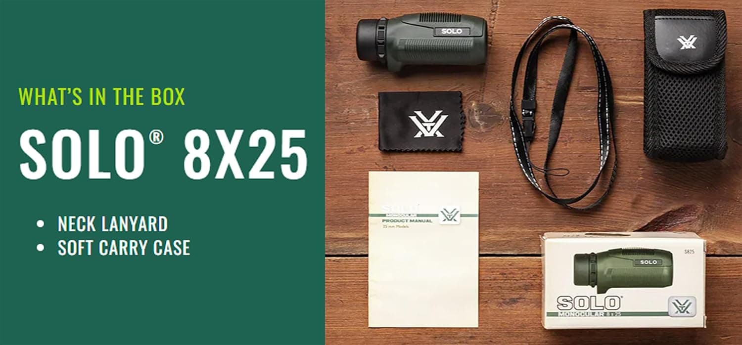 دوربین دوچشمی Vortex مدل Solo 8X25 مشکی دوربین دوچشمی Vortex مدل Solo 8X25 مشکی