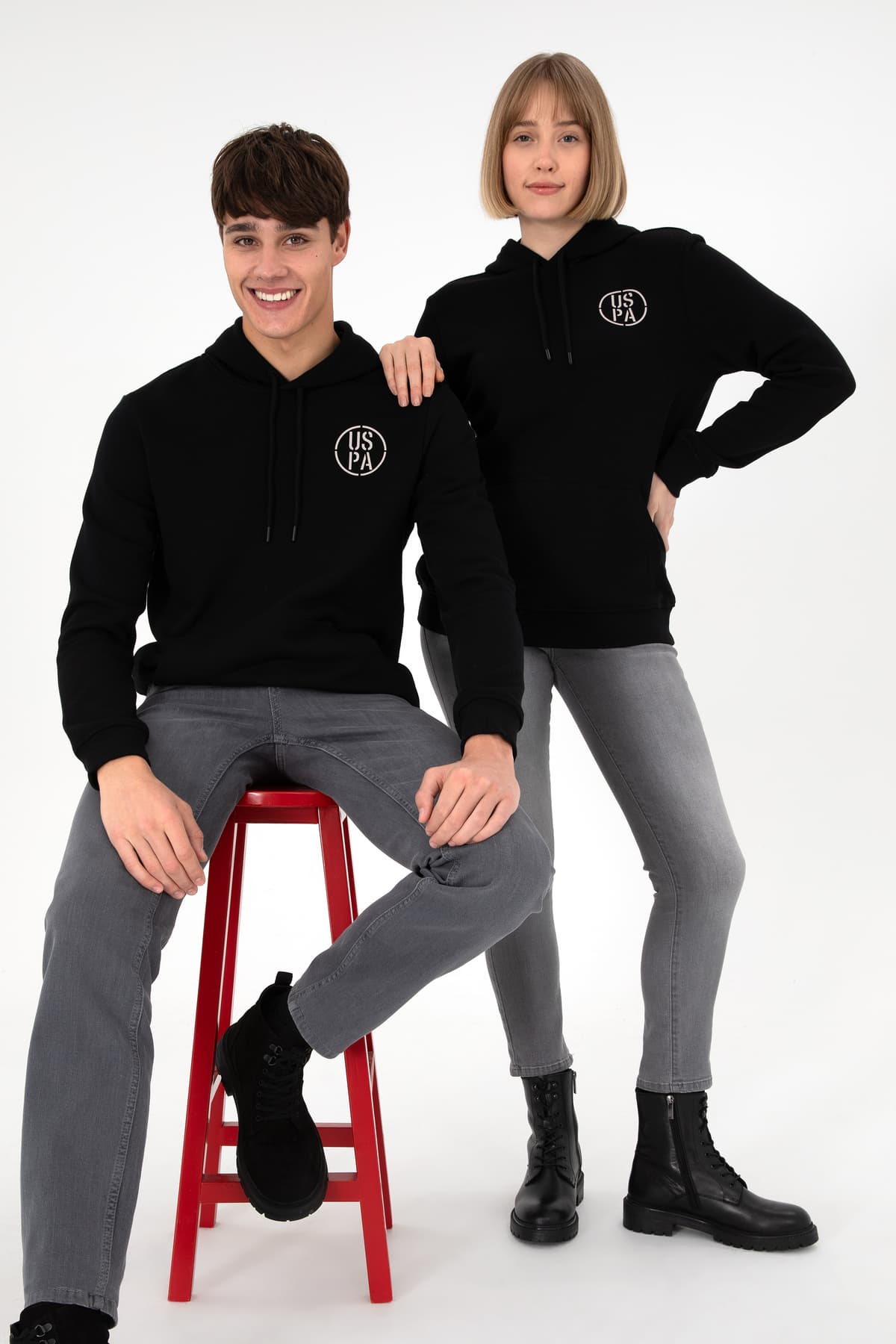 سوئیشرت مردانه U.S. Polo Assn. مشکی مدل 50293361-VR046 سوئیشرت مردانه U.S. Polo Assn. مشکی مدل 50293361-VR046