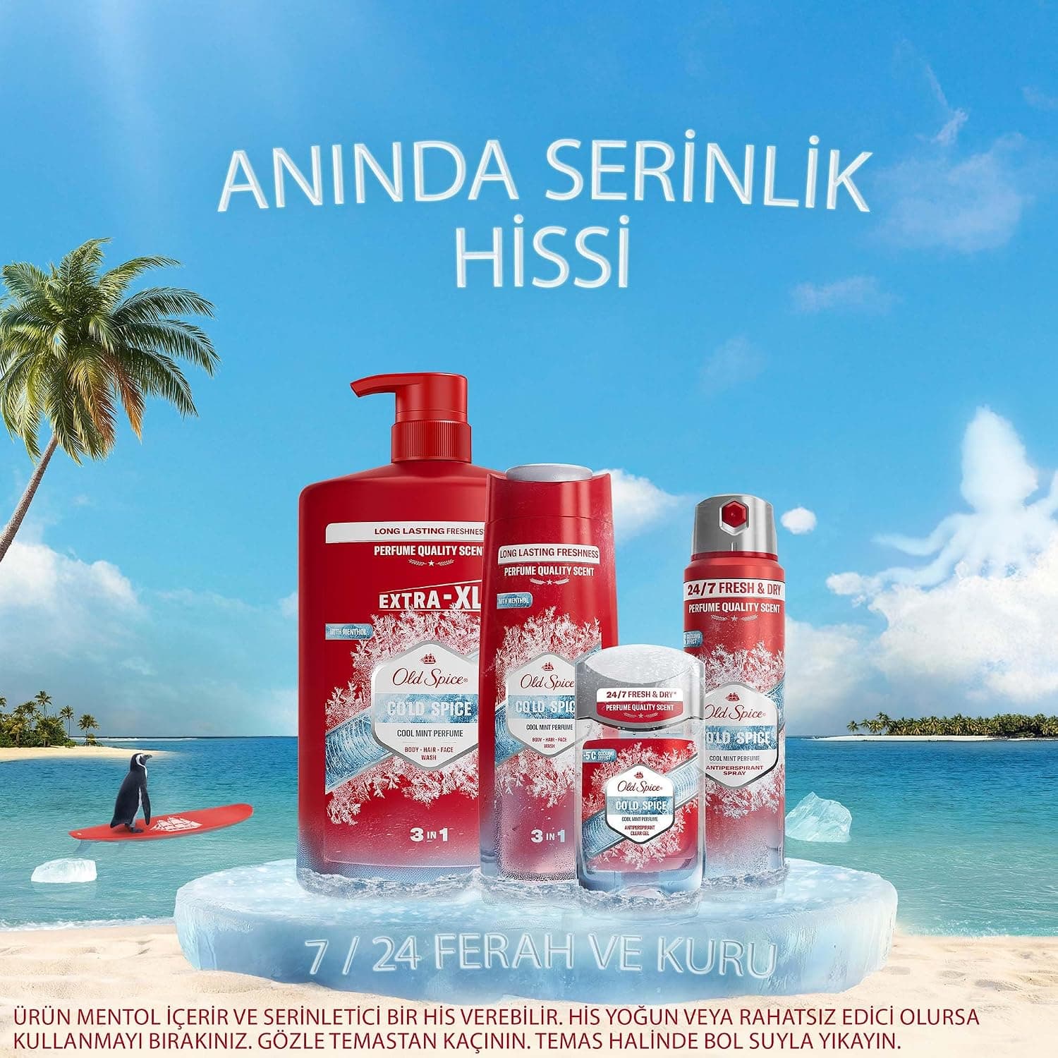 ژل دوش سهکاره Old Spice Cold Spice 400 Mililitre ژل دوش سهکاره Old Spice Cold Spice 400 Mililitre