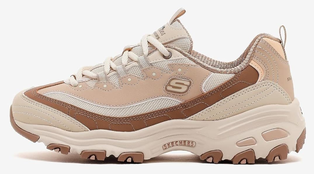 کفش زنانه Skechers D'LITES بژ کفش زنانه Skechers D'LITES بژ