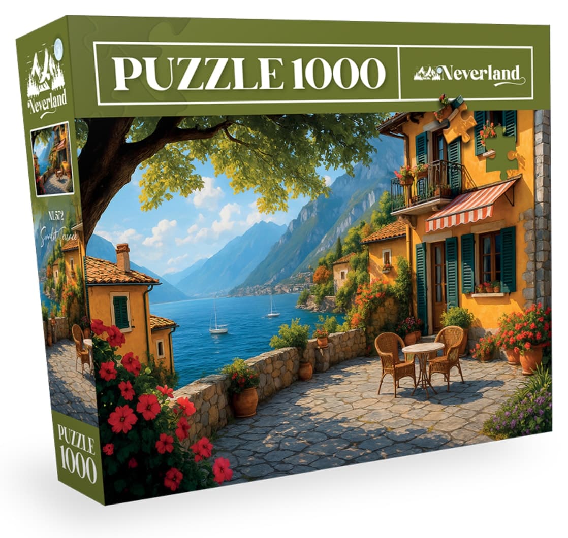 پازل Neverland 1000 قطعه طرح Sunlit Terrace پازل Neverland 1000 قطعه طرح Sunlit Terrace