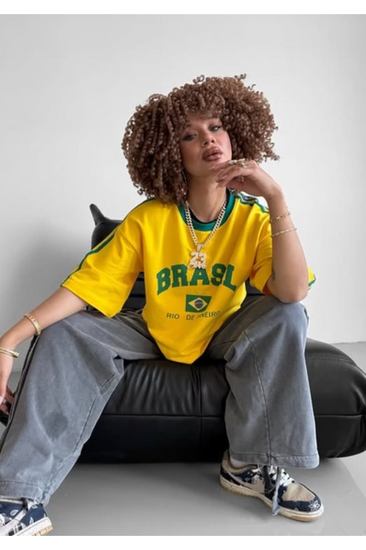 تیشرت یونیسکس Machetta Vintage Brasil اورسایز تیشرت یونیسکس Machetta Vintage Brasil اورسایز