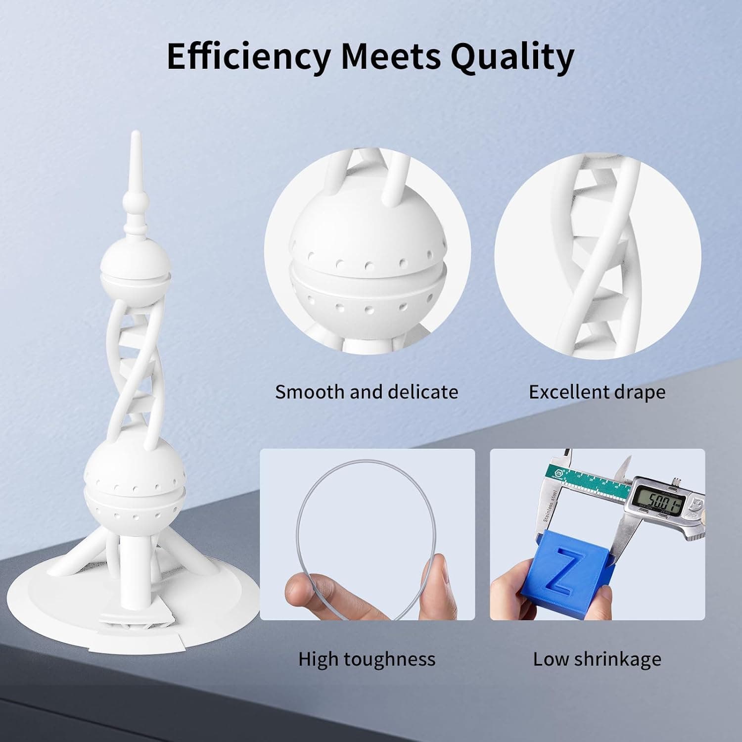 فیلامنت پرینتر سه بعدی ANYCUBIC با قطر 1.75mm و سرعت بالا PLA فیلامنت پرینتر سه بعدی ANYCUBIC با قطر 1.75mm و سرعت بالا PLA