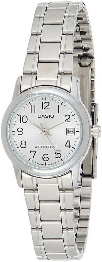 ساعت مچی زنانه Casio آنالوگ استاندارد خاکستری مدل LTP-V002D-7BUDF ساعت مچی زنانه Casio آنالوگ استاندارد خاکستری مدل LTP-V002D-7BUDF