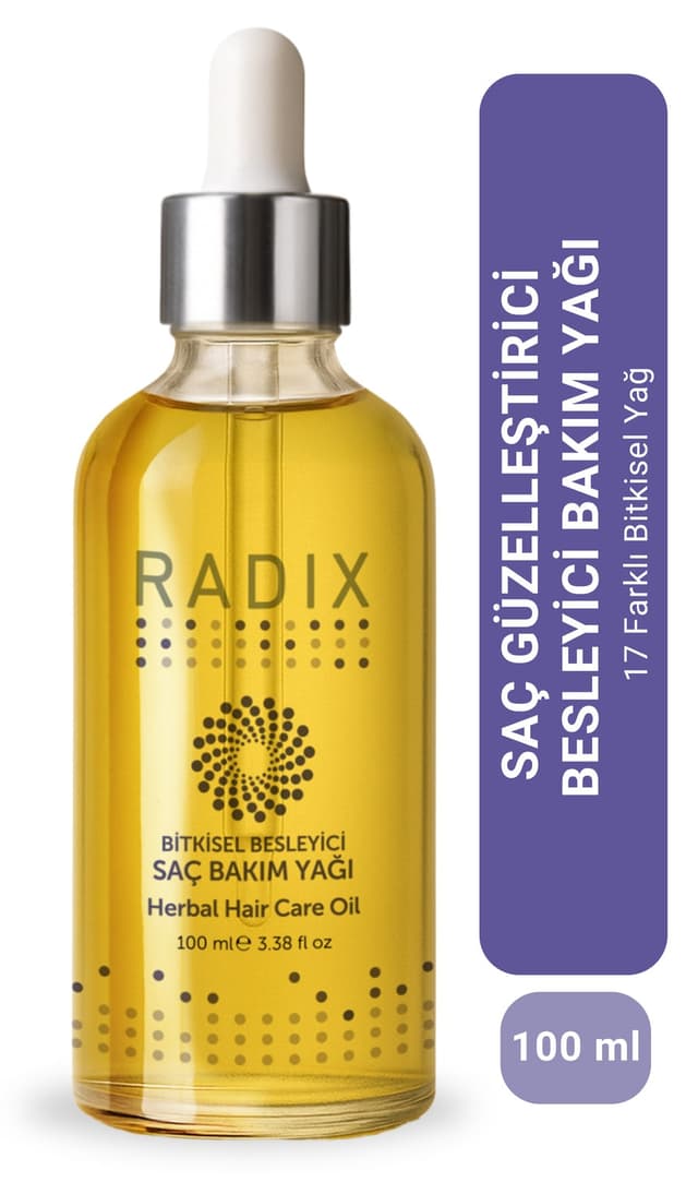 روغن مو Radix ۸ کاره در ۱ با ۱۷ روغن طبیعی %100 گیاهی 100ml روغن مو Radix ۸ کاره در ۱ با ۱۷ روغن طبیعی %100 گیاهی 100ml