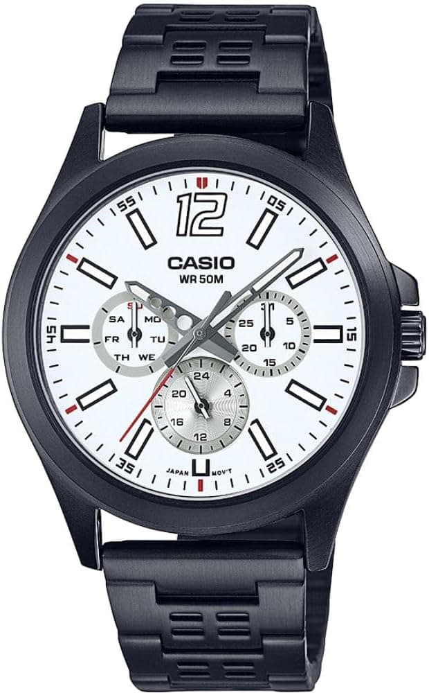 ساعت مچی مردانه Casio آنالوگ مدل MTP-E350B-7BVDF ساعت مچی مردانه Casio آنالوگ مدل MTP-E350B-7BVDF