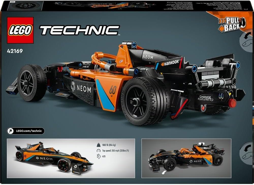 لگو Technic NEOM McLaren Formula E ماشین مسابقهای مدل 42169 لگو Technic NEOM McLaren Formula E ماشین مسابقهای مدل 42169