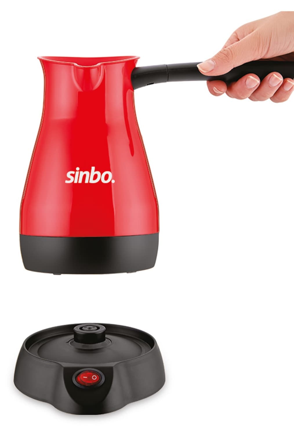 قهوهجوش برقی بیسیم Sinbo قرمز مدل SCM 2948 قهوهجوش برقی بیسیم Sinbo قرمز مدل SCM 2948