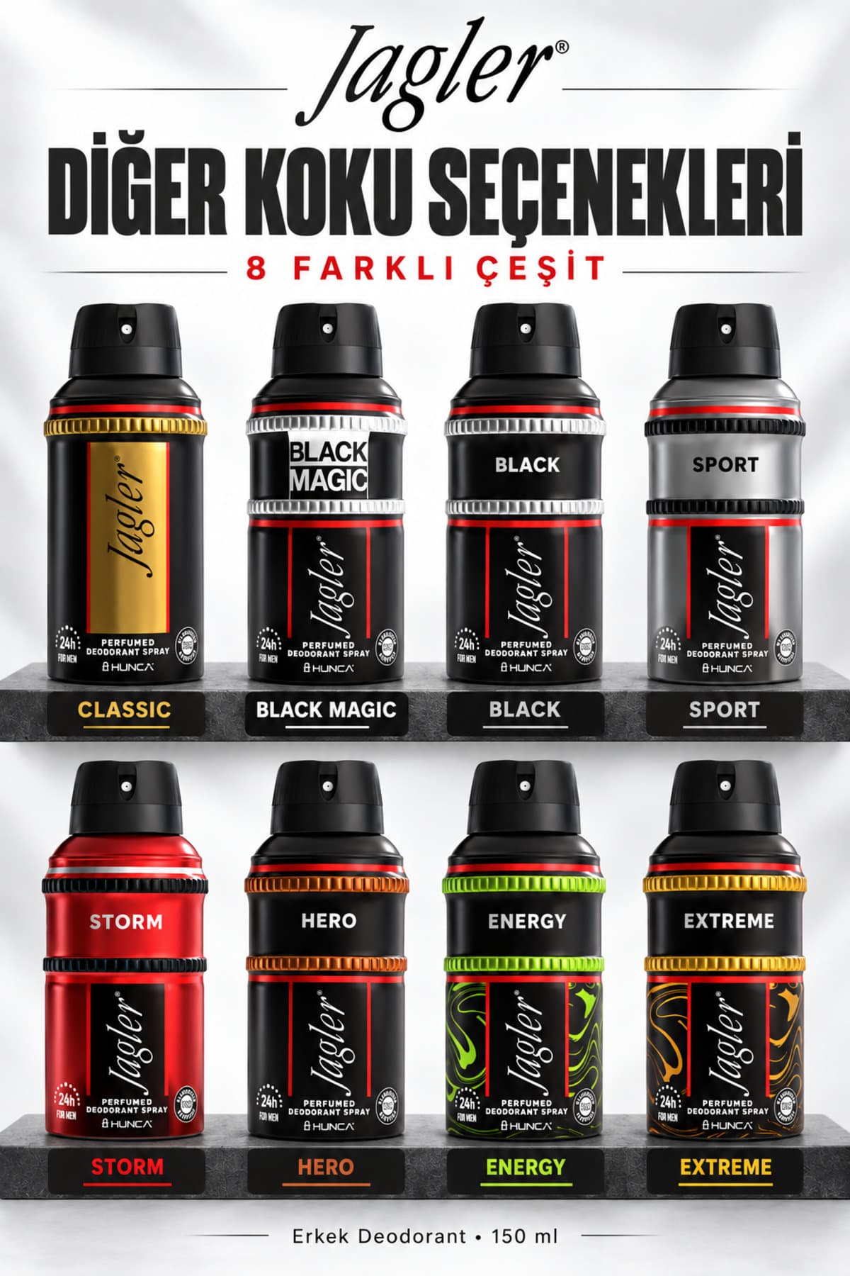 دئودورانت مردانه Jagler مدل Classic 150 ml (6 ADET) دئودورانت مردانه Jagler مدل Classic 150 ml (6 ADET)