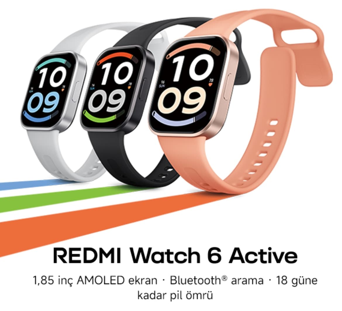 ساعت هوشمند Xiaomi REDMI Watch 6 Active نقرهای مات AMOLED ساعت هوشمند Xiaomi REDMI Watch 6 Active نقرهای مات AMOLED