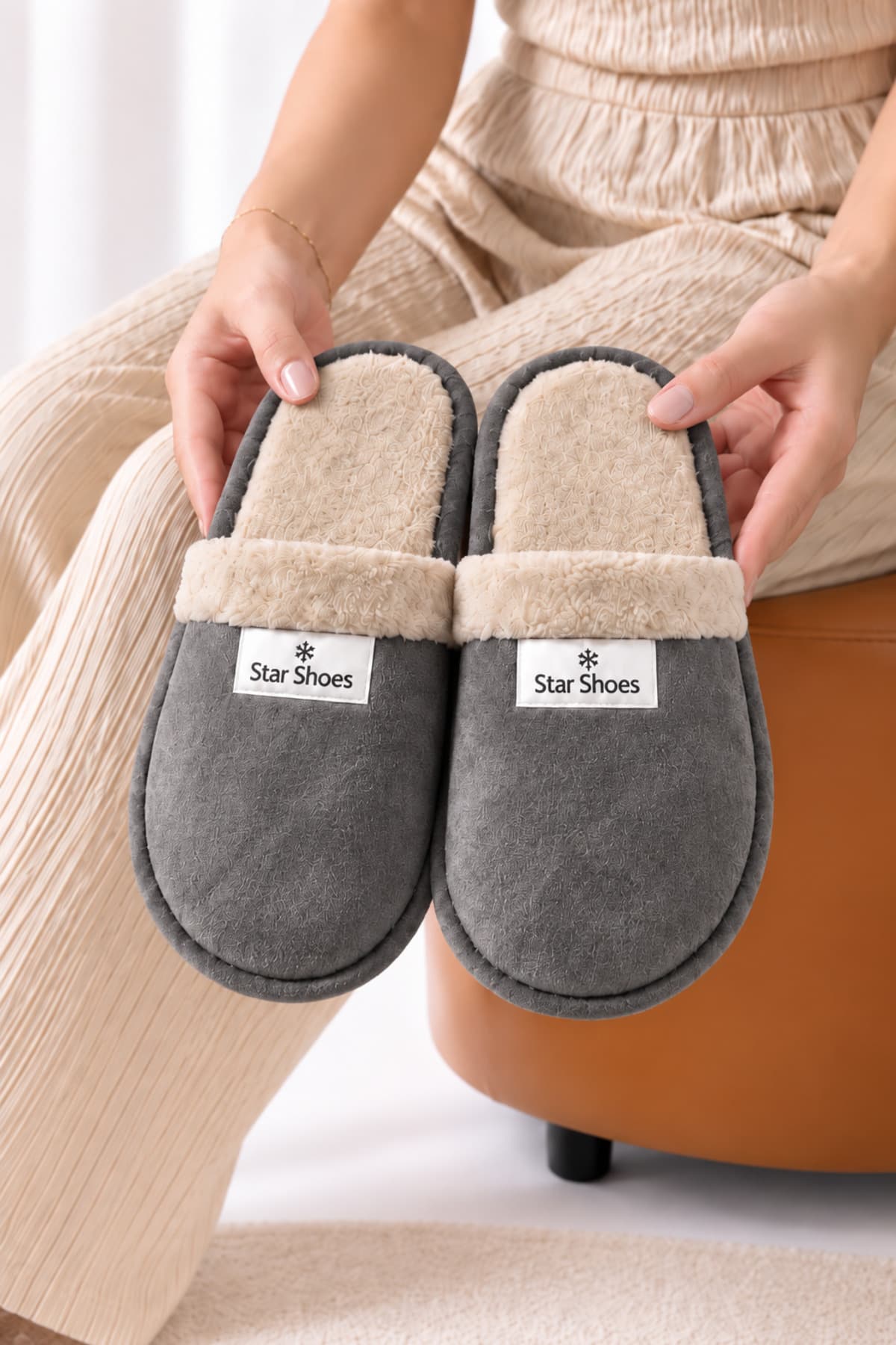 دمپایی خانگی زنانه star shoes زمستانی مهمان بسته 3 تایی دمپایی خانگی زنانه star shoes زمستانی مهمان بسته 3 تایی