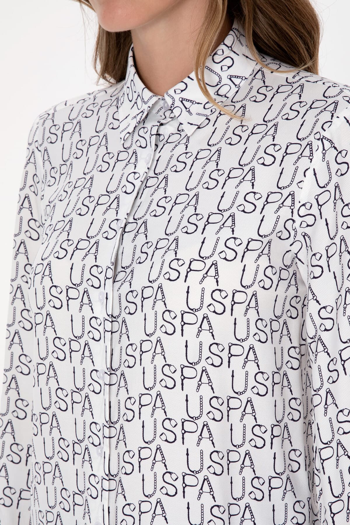 پیراهن زنانه U.S. Polo Assn. آستین بلند سرمهای مدل 50315894-VR033 پیراهن زنانه U.S. Polo Assn. آستین بلند سرمهای مدل 50315894-VR033