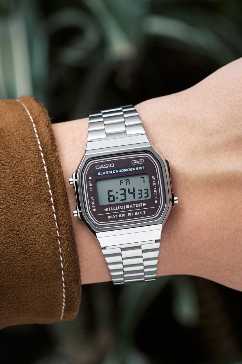 ساعت مچی زنانه Casio رترو مدل A168WA-5AYDF ساعت مچی زنانه Casio رترو مدل A168WA-5AYDF