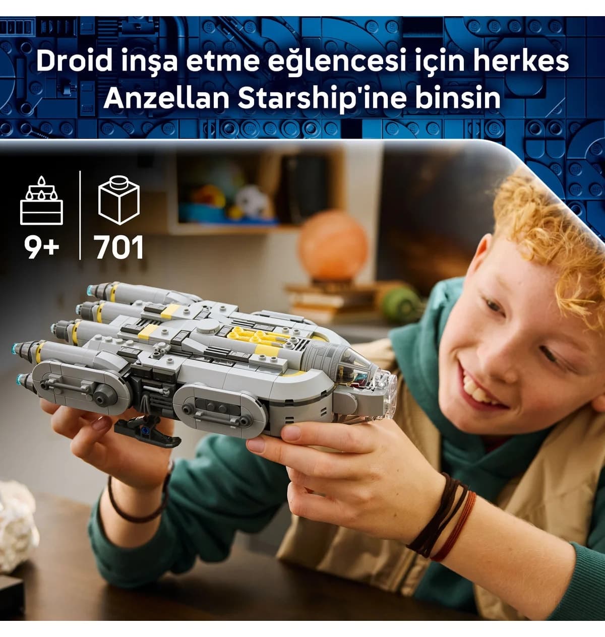 لگو Star Wars Mandalorian و Grogu Anzellan Starship مدل 75445 لگو Star Wars Mandalorian و Grogu Anzellan Starship مدل 75445