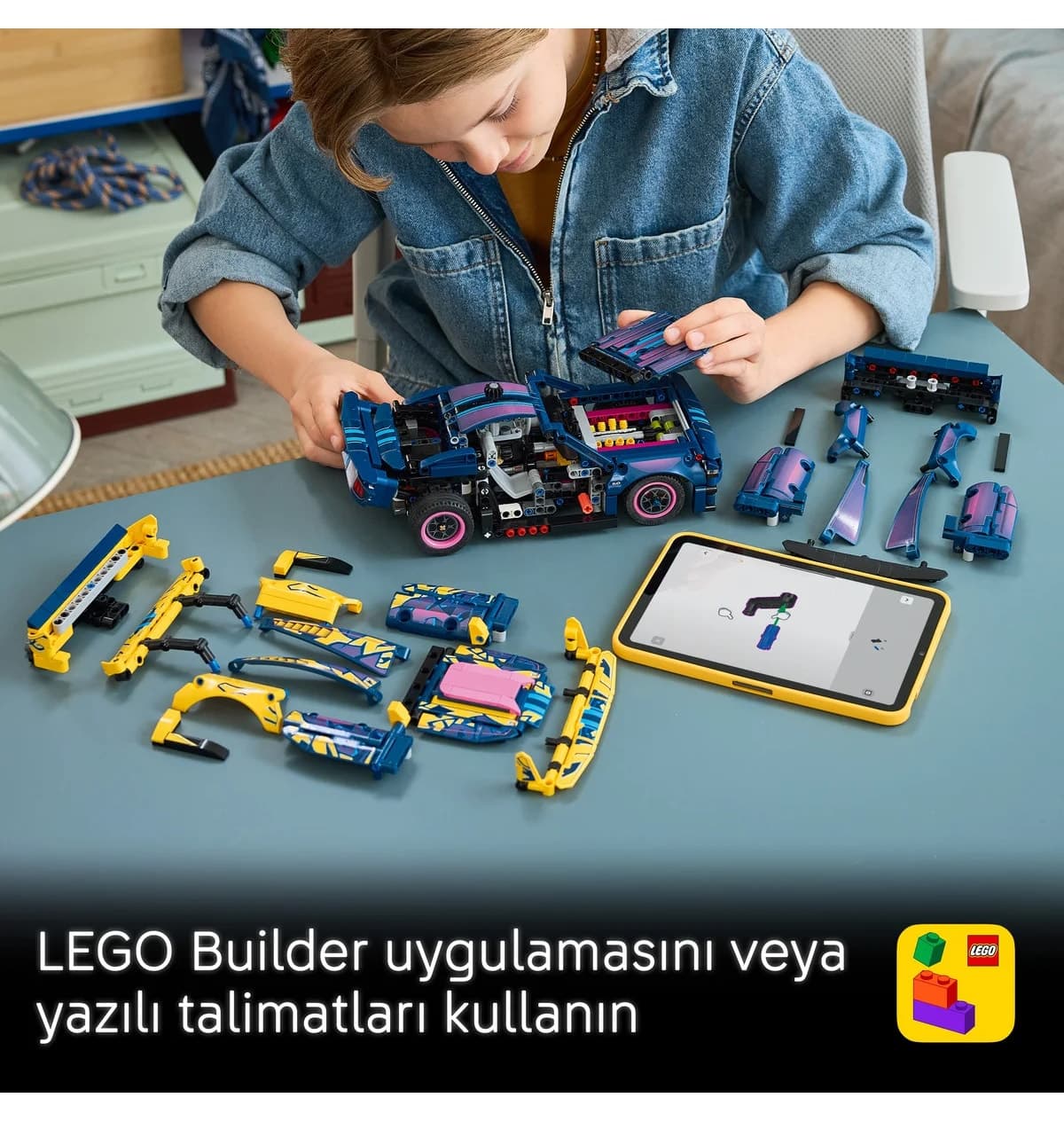 لگو Technic Ford Mustang GT ماشین ساختنی اصلاحشده مدل 42236 973 قطعه لگو Technic Ford Mustang GT ماشین ساختنی اصلاحشده مدل 42236 973 قطعه