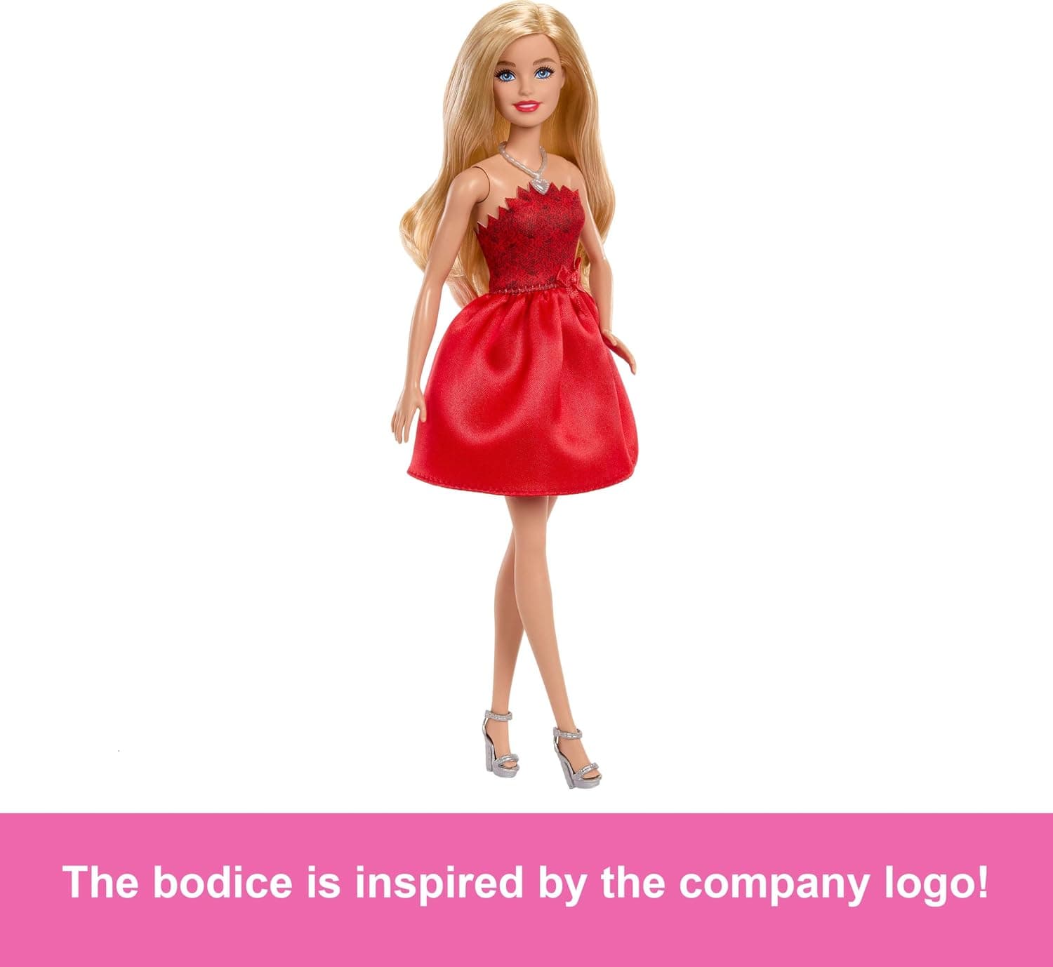 عروسک Barbie Ruby Red مدل Mattel 80th Anniversary عروسک Barbie Ruby Red مدل Mattel 80th Anniversary