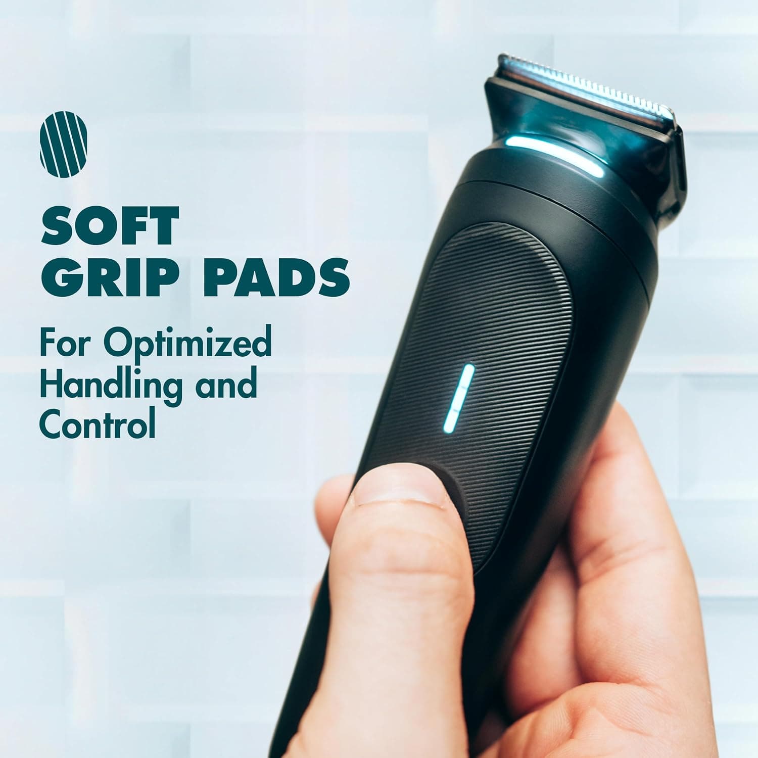 ماشین اصلاح موی ناحیه تناسلی مردانه Gillette ضد آب LED مدل i7 ماشین اصلاح موی ناحیه تناسلی مردانه Gillette ضد آب LED مدل i7