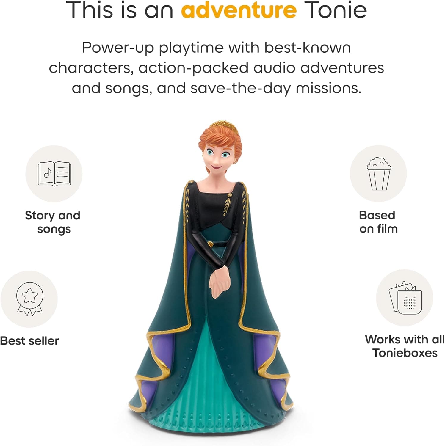 شخصیت بازی صوتی tonies، Anna از Disney Frozen II شخصیت بازی صوتی tonies، Anna از Disney Frozen II