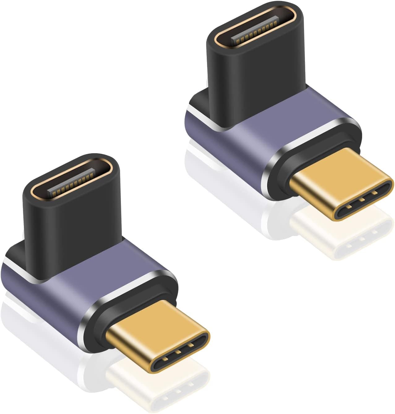 کوپلر USB C ماده به ماده Poyiccot بسته 2 عددی 240W 40Gbps کوپلر USB C ماده به ماده Poyiccot بسته 2 عددی 240W 40Gbps