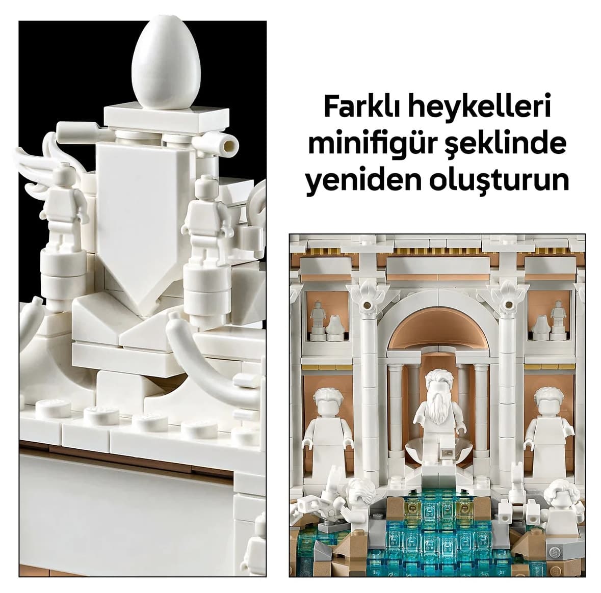 لگو Architecture فواره تروی مدل 21062 با 1880 قطعه لگو Architecture فواره تروی مدل 21062 با 1880 قطعه