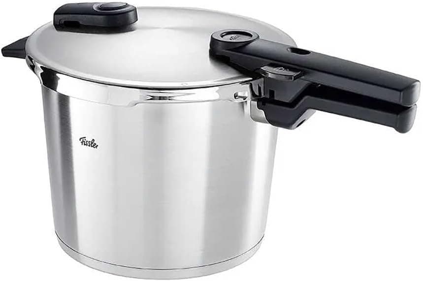 بخارپز زودپز Fissler Vitaquick Premium نقرهای 6 Litre بخارپز زودپز Fissler Vitaquick Premium نقرهای 6 Litre