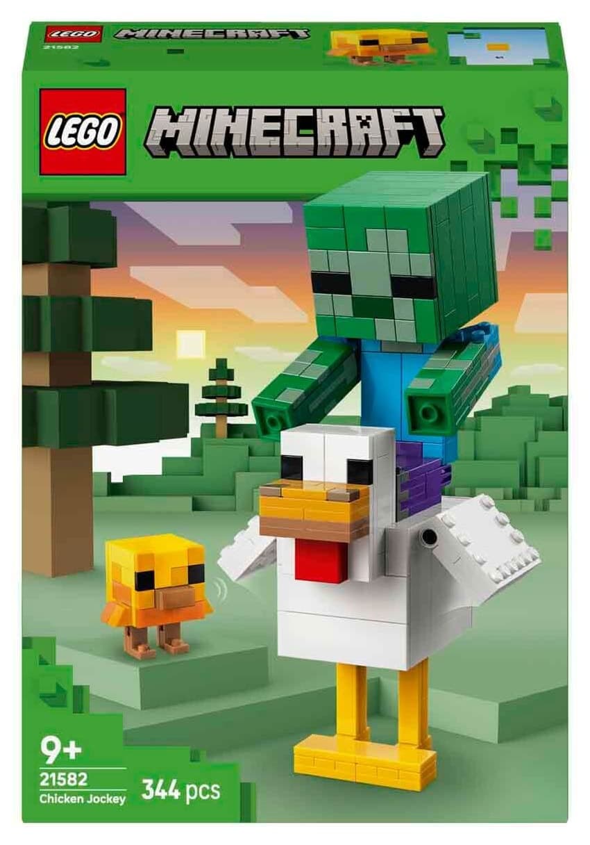 لگو Minecraft مرغ جاکی مدل 21582 با 344 قطعه لگو Minecraft مرغ جاکی مدل 21582 با 344 قطعه