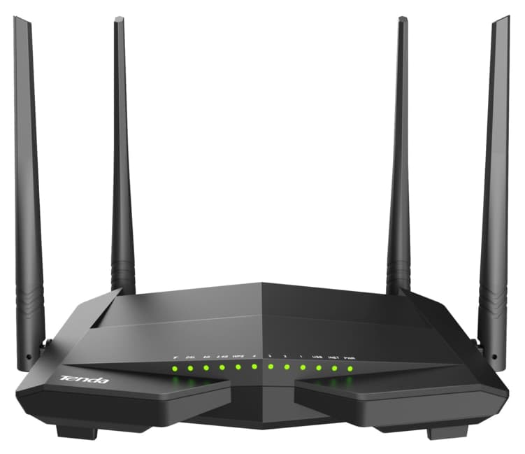 مودم روتر بیسیم Tenda دو بانده چهارپورته VDSL/ADSL AC1200 مدل V12 مودم روتر بیسیم Tenda دو بانده چهارپورته VDSL/ADSL AC1200 مدل V12