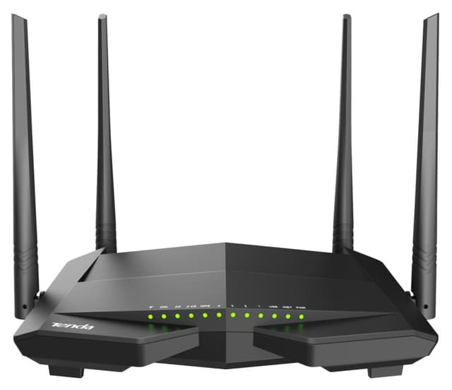 مودم روتر بیسیم Tenda دو بانده چهارپورته VDSL/ADSL AC1200 مدل V12 مودم روتر بیسیم Tenda دو بانده چهارپورته VDSL/ADSL AC1200 مدل V12