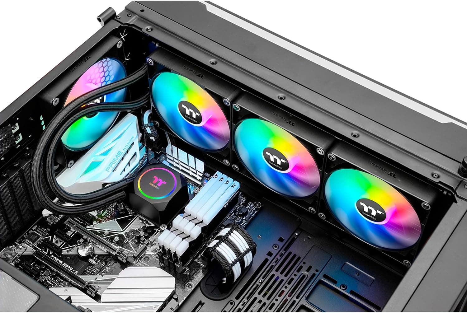 خنککننده مایع یکپارچه Thermaltake مدل TH420 ARGB Sync خنککننده مایع یکپارچه Thermaltake مدل TH420 ARGB Sync