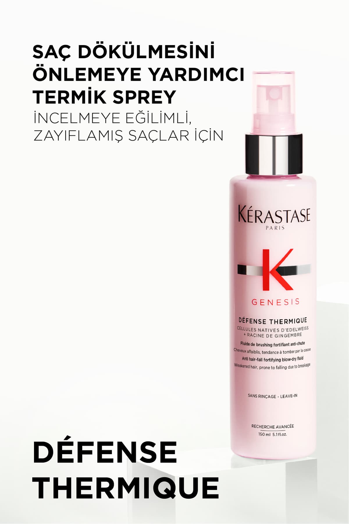 اسپری موی ضدریزش و تقویتکننده با محافظت حرارتی Kerastase Genesis Défense Thermique 150 ml اسپری موی ضدریزش و تقویتکننده با محافظت حرارتی Kerastase Genesis Défense Thermique 150 ml