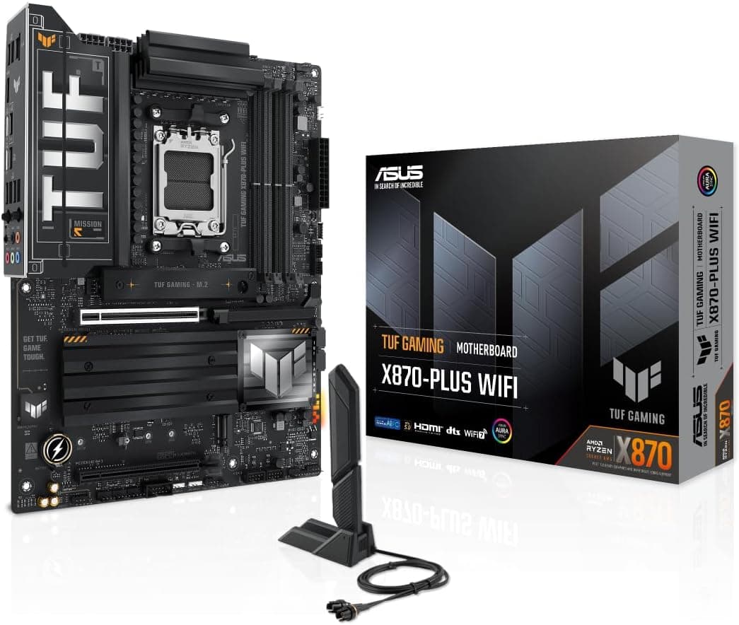 مادربرد ASUS گیمینگ ATX چیپست AMD X870 مدل TUF X870-PLUS WIFI مادربرد ASUS گیمینگ ATX چیپست AMD X870 مدل TUF X870-PLUS WIFI