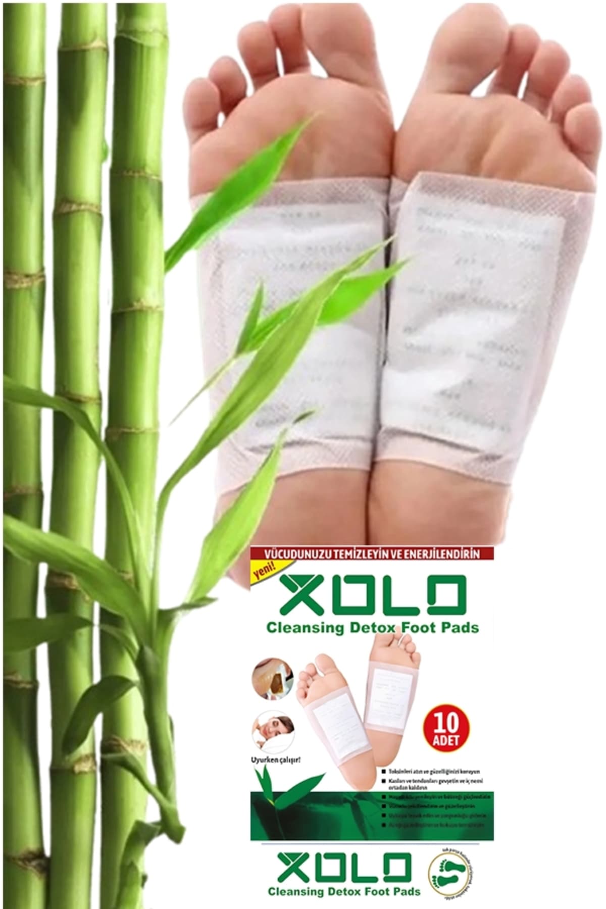 پچهای سمزدایی پا Xolo شبانه 10 عدد پچهای سمزدایی پا Xolo شبانه 10 عدد