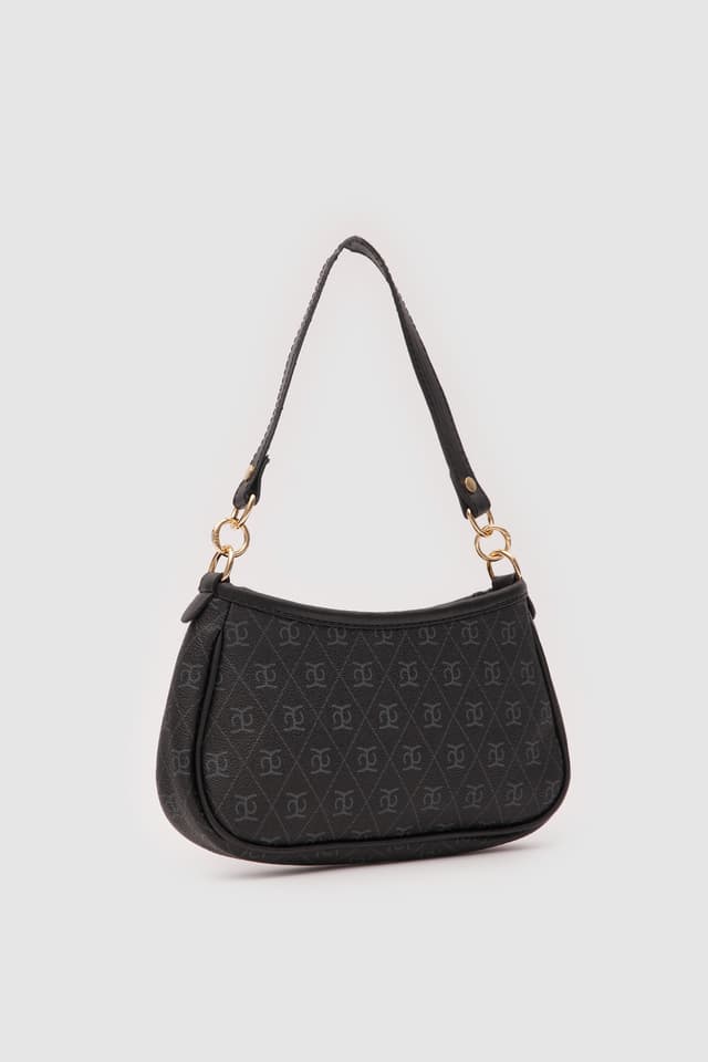 کیف زنانه Shule Bags باگت و کراسبادی مدل Farme Monogram مشکی کیف زنانه Shule Bags باگت و کراسبادی مدل Farme Monogram مشکی