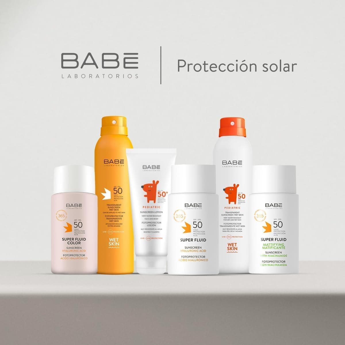 کرم ضدآفتاب فلوئید LABORATORIOS BABE SPF 50+ 50 ml کرم ضدآفتاب فلوئید LABORATORIOS BABE SPF 50+ 50 ml