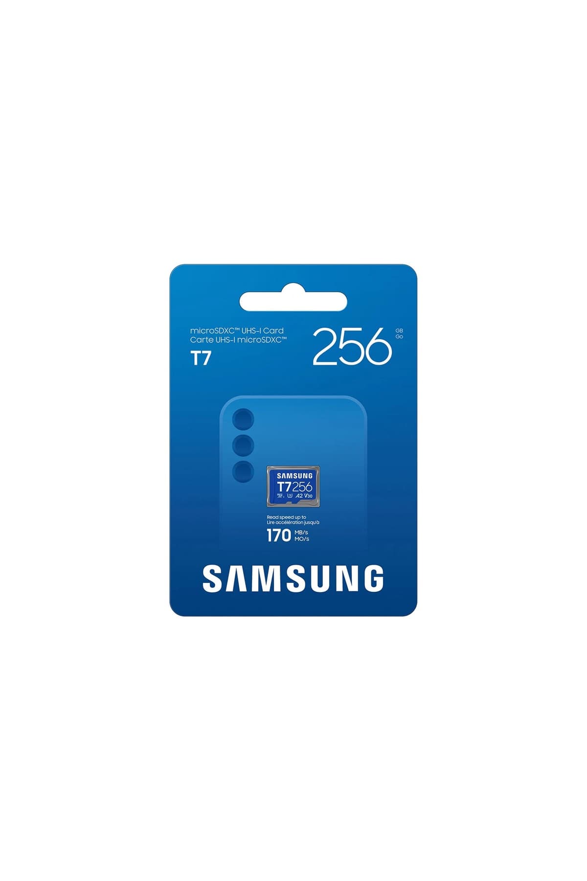 کارت حافظه MicroSDXC Samsung T7 با سرعت 170 MB/s مدل MB-MB256T/WW کارت حافظه MicroSDXC Samsung T7 با سرعت 170 MB/s مدل MB-MB256T/WW