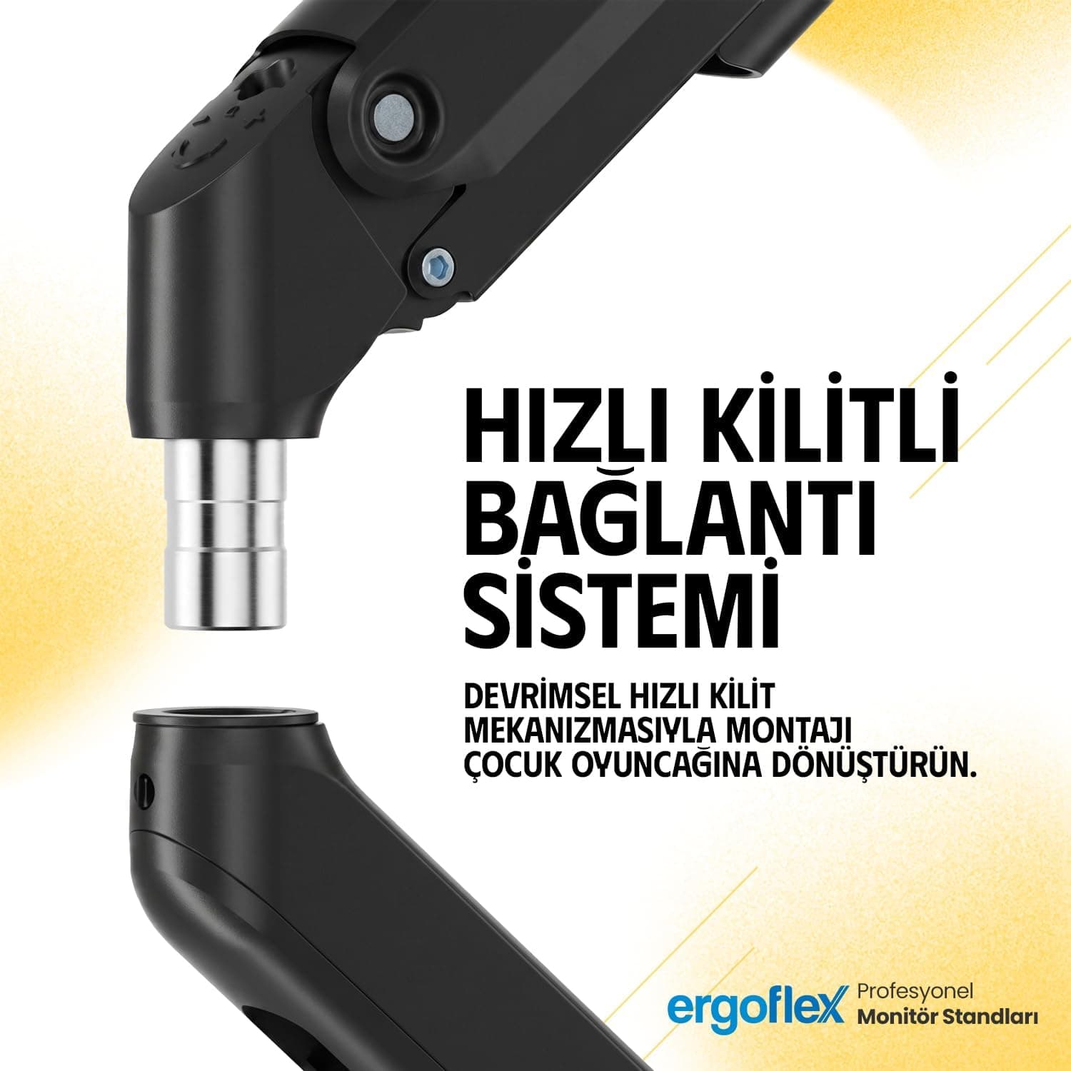 پایه مانیتور دو بازو ergoflex مناسب 17 تا 32 inch با تحمل وزن 2 تا 9 kg و کمکفنر مدل EF X16 پایه مانیتور دو بازو ergoflex مناسب 17 تا 32 inch با تحمل وزن 2 تا 9 kg و کمکفنر مدل EF X16