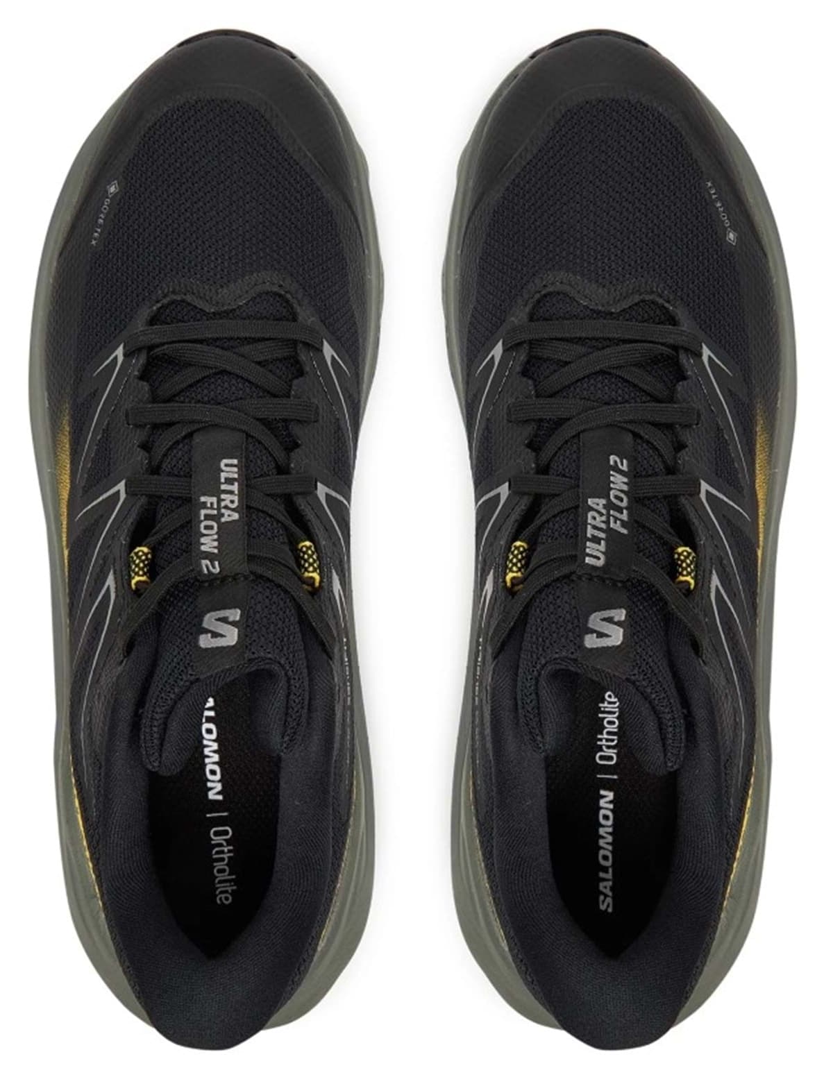 کفش دویدن تریل یونیسکس Salomon زرد Ultra Flow 2 Gtx Gore-Tex کفش دویدن تریل یونیسکس Salomon زرد Ultra Flow 2 Gtx Gore-Tex