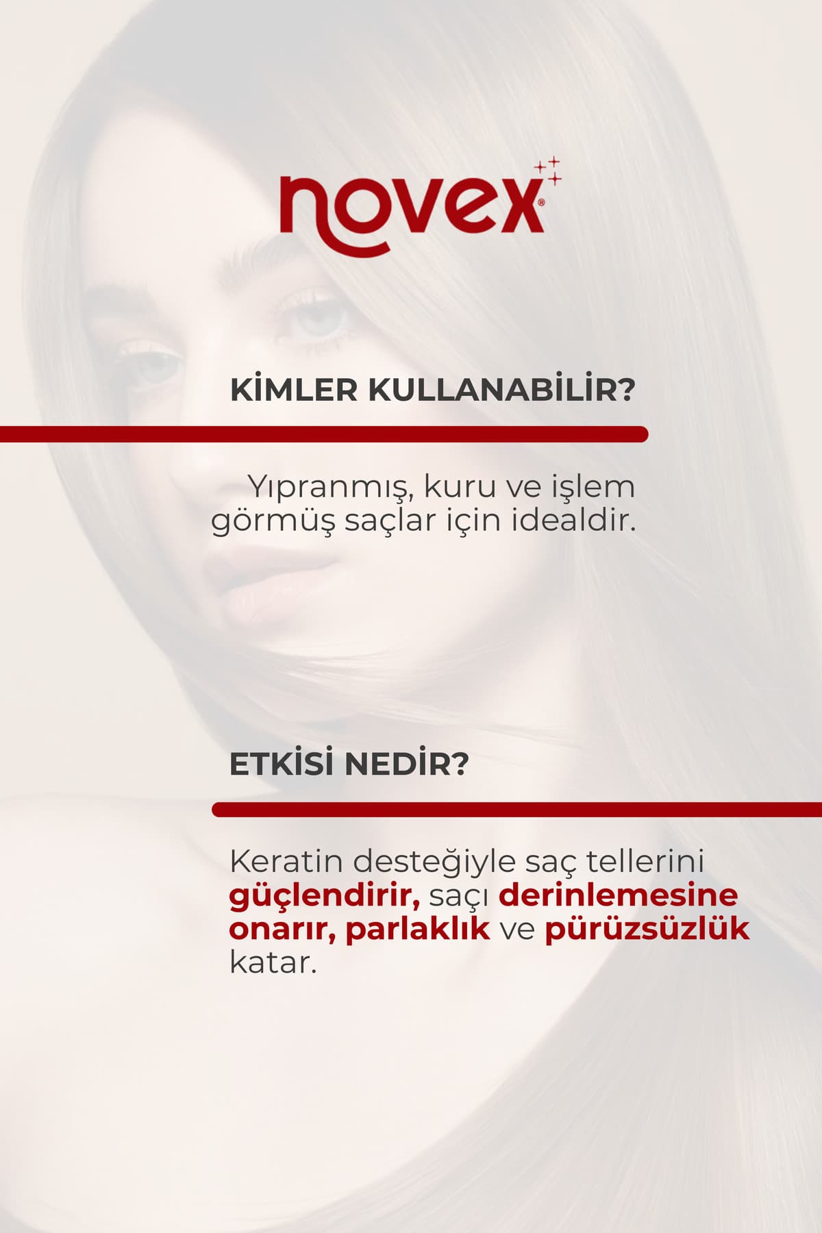 کرم مراقبت مو NOVEX Brezilya Keratin برای موهای خشک و آسیبدیده 80g کرم مراقبت مو NOVEX Brezilya Keratin برای موهای خشک و آسیبدیده 80g