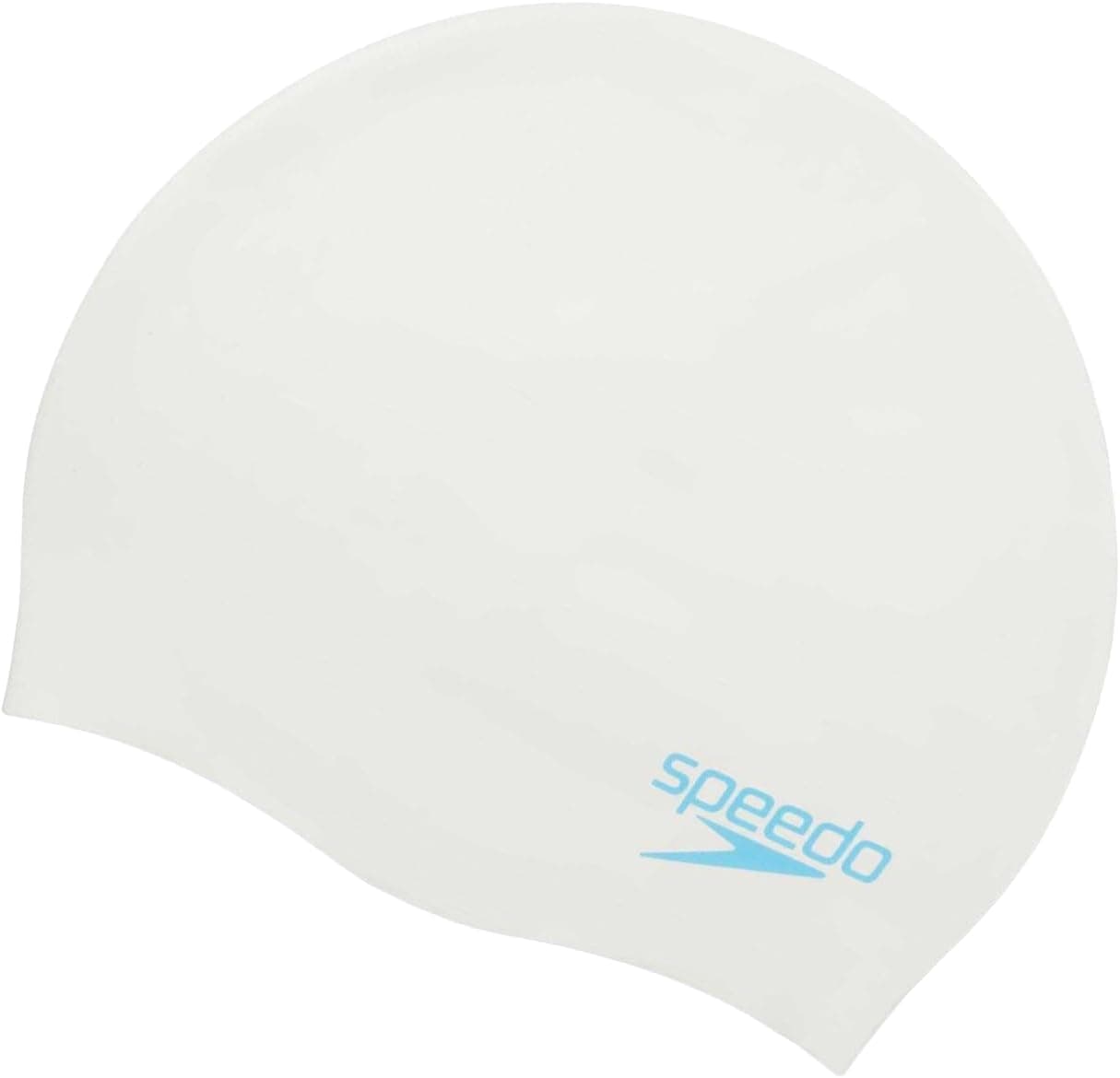 کلاه شنای بچگانه یونیسکس Speedo سیلیکونی ساده مدل قالبی سفید/آبی کلاه شنای بچگانه یونیسکس Speedo سیلیکونی ساده مدل قالبی سفید/آبی
