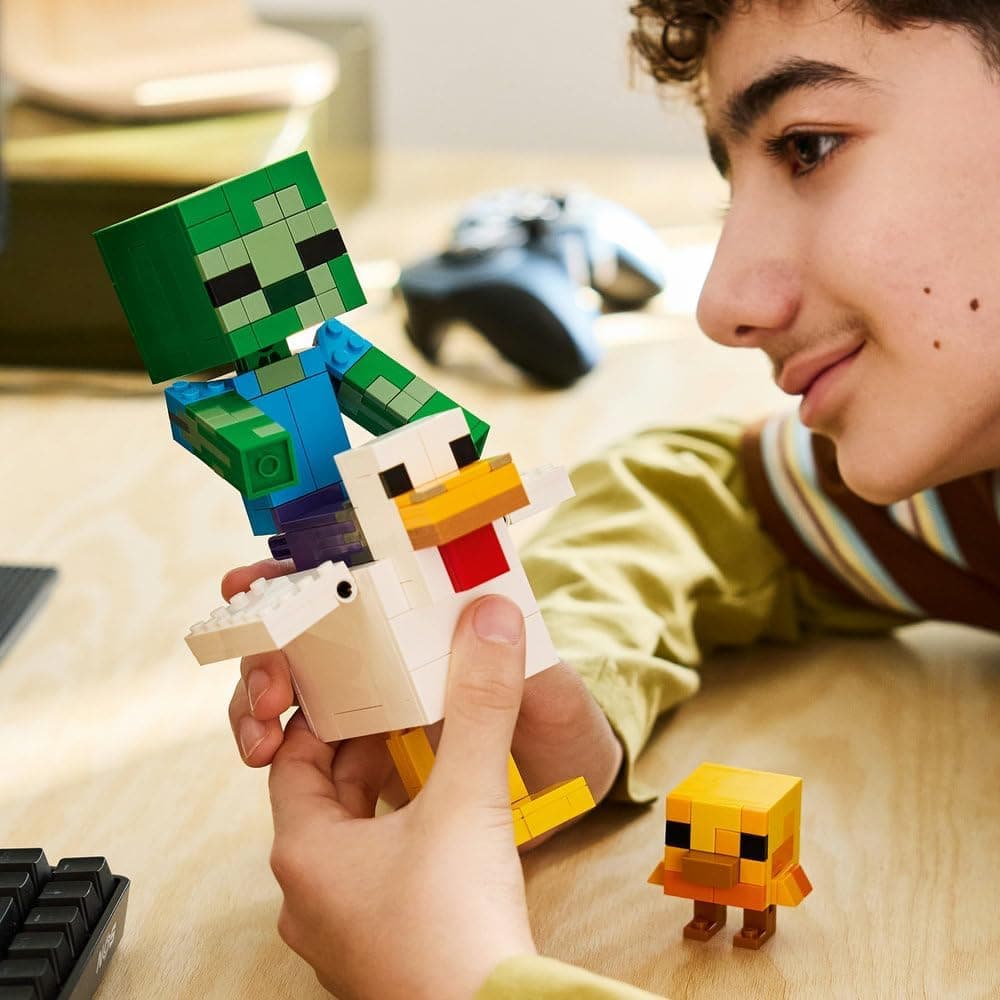 لگو Minecraft مدل 21582 Chicken Jockey لگو Minecraft مدل 21582 Chicken Jockey