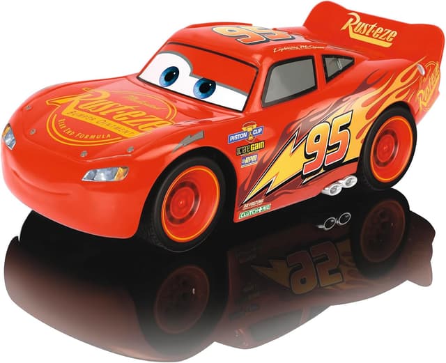 ماشین اسباببازی کنترلازراهدور Jada Dickie با طرح Cars 3 Şimşek McQueen، برد 10 متر، مدل 203081000 ماشین اسباببازی کنترلازراهدور Jada Dickie با طرح Cars 3 Şimşek McQueen، برد 10 متر، مدل 203081000