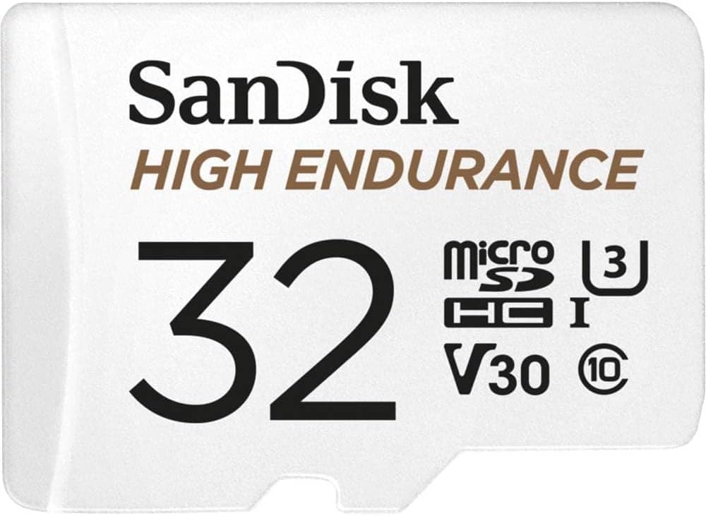 کارت حافظه microSDXC دوربین خودرو و امنیتی SanDisk با دوام بالا، همراه آداپتور، 128 GB، سرعت خواندن 100 MB/s، V30 کارت حافظه microSDXC دوربین خودرو و امنیتی SanDisk با دوام بالا، همراه آداپتور، 128 GB، سرعت خواندن 100 MB/s، V30