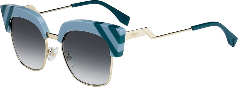 عینک آفتابی زنانه FENDI آبی آسمانی مدل Ff 0241/S 9K 50 عینک آفتابی زنانه FENDI آبی آسمانی مدل Ff 0241/S 9K 50