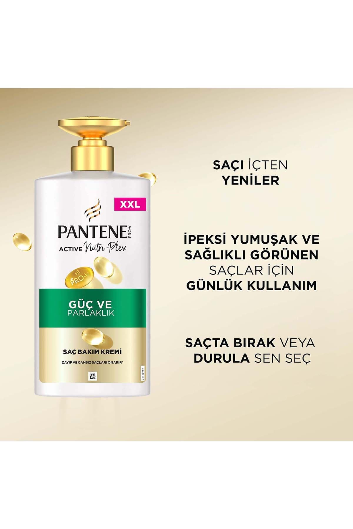 نرمکننده مو Pantene قدرت و درخشندگی 3 عدد 500 ml نرمکننده مو Pantene قدرت و درخشندگی 3 عدد 500 ml