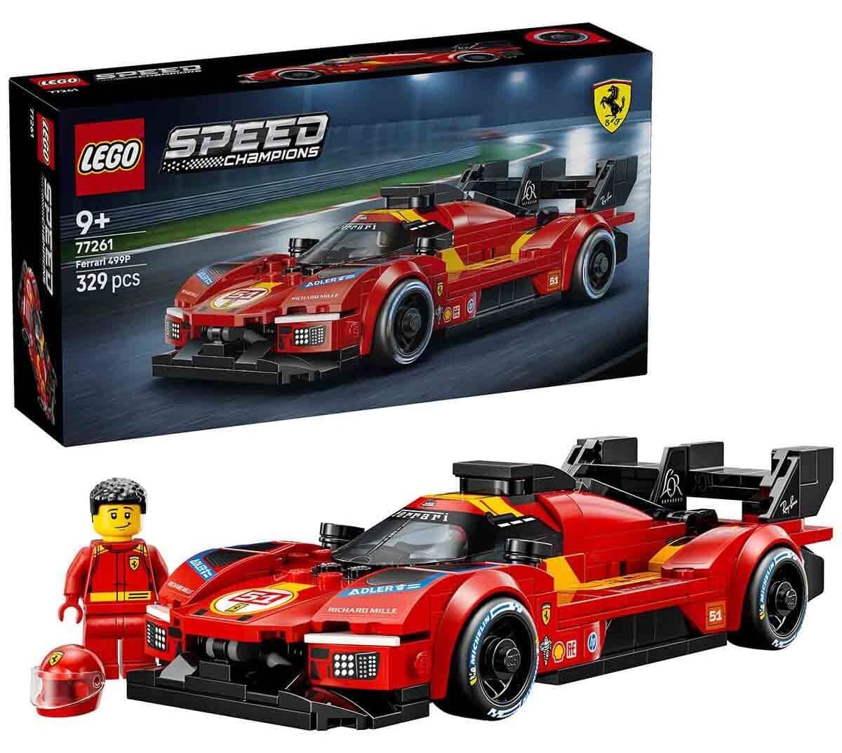 لگو Speed Champions Ferrari 499P مدل 77261 برای کودکان ۹+ لگو Speed Champions Ferrari 499P مدل 77261 برای کودکان ۹+
