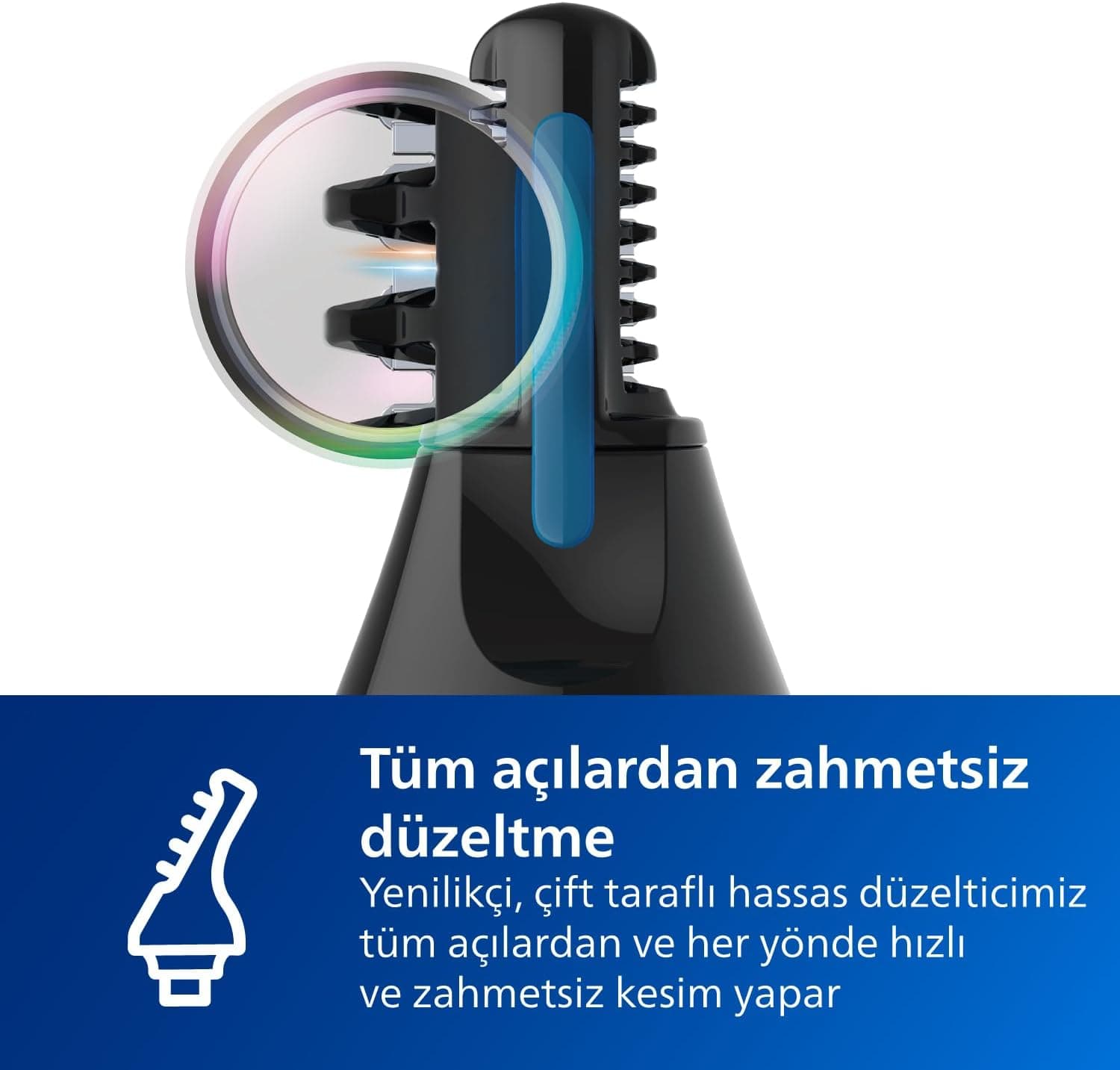 ماشین اصلاح بینی، گوش و ابرو مردانه Philips سری 3000 محافظدار مدل NT3650/16 ماشین اصلاح بینی، گوش و ابرو مردانه Philips سری 3000 محافظدار مدل NT3650/16