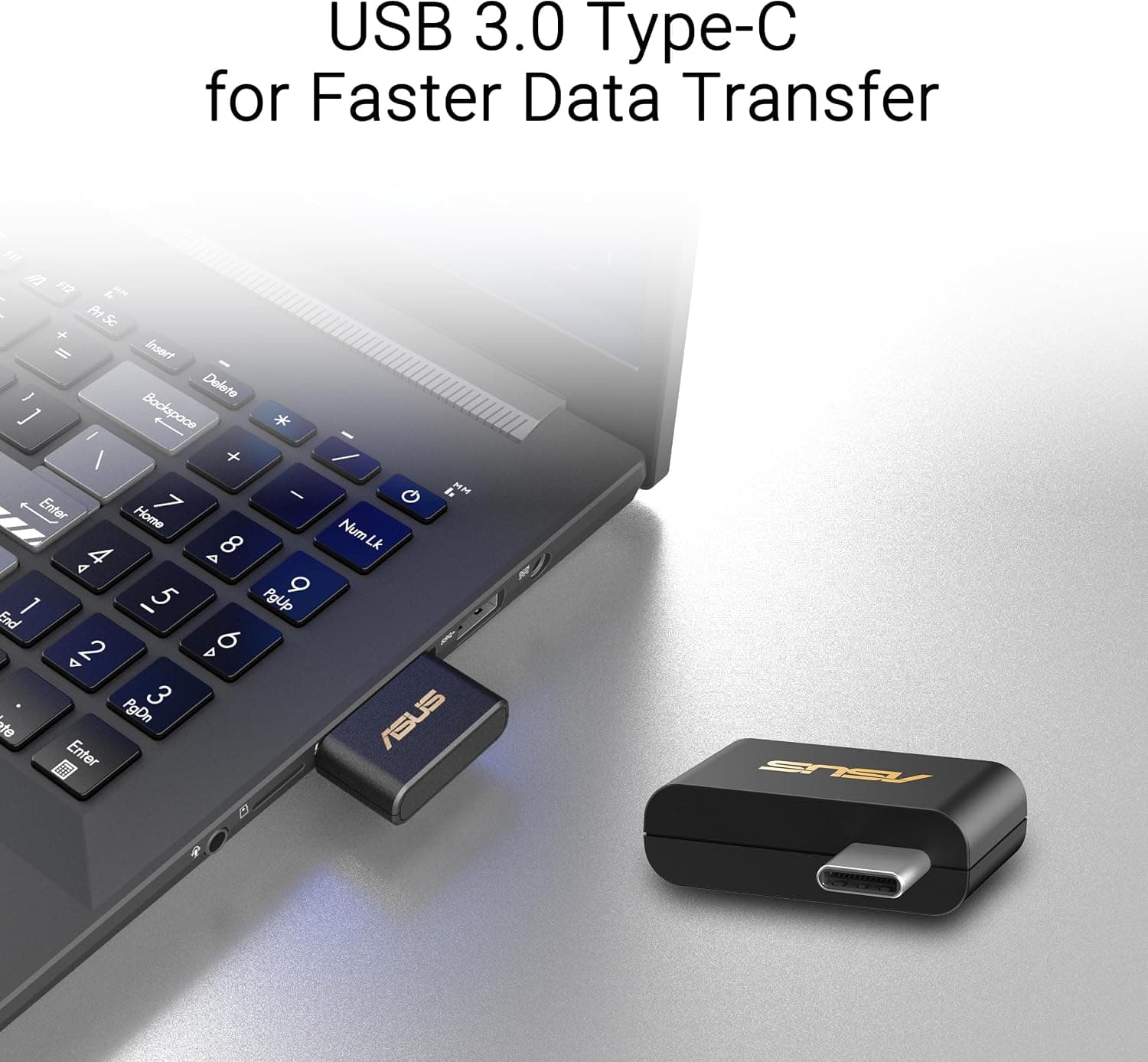 آداپتور ASUS مینی WiFi7 BE6500 سهباند Type-C مدل USB-BE93 آداپتور ASUS مینی WiFi7 BE6500 سهباند Type-C مدل USB-BE93