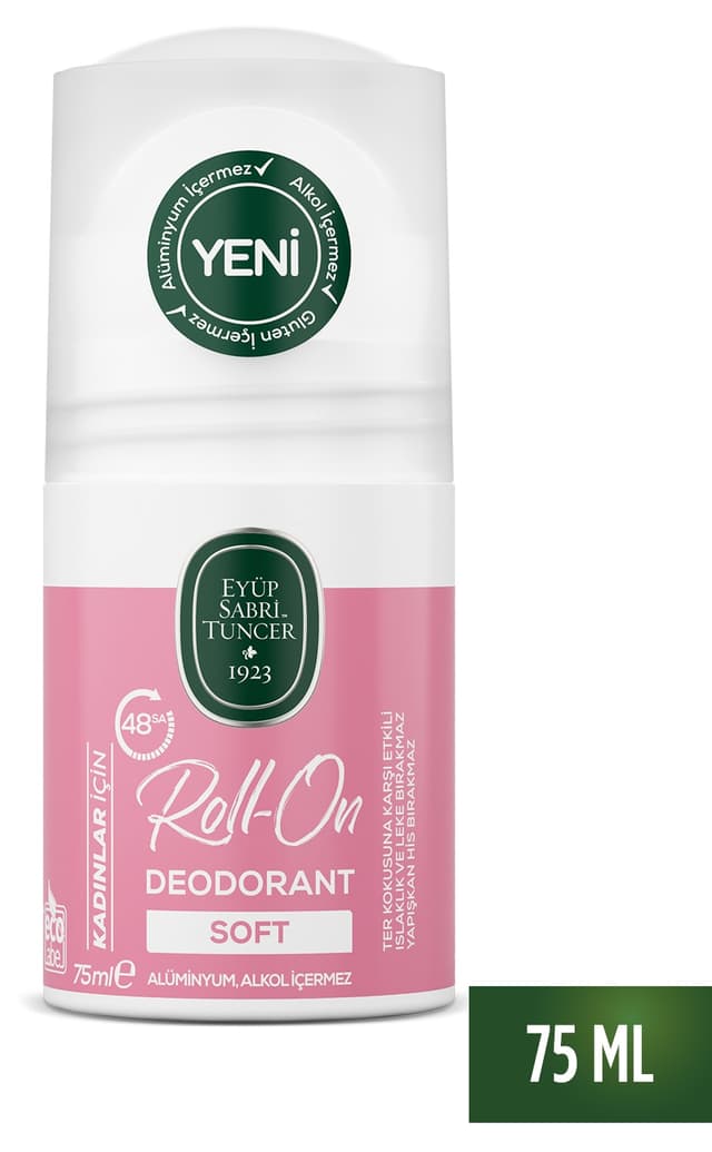 دئودورانت رولآن زنانه Eyüp Sabri Tuncer Soft 75 ml دئودورانت رولآن زنانه Eyüp Sabri Tuncer Soft 75 ml